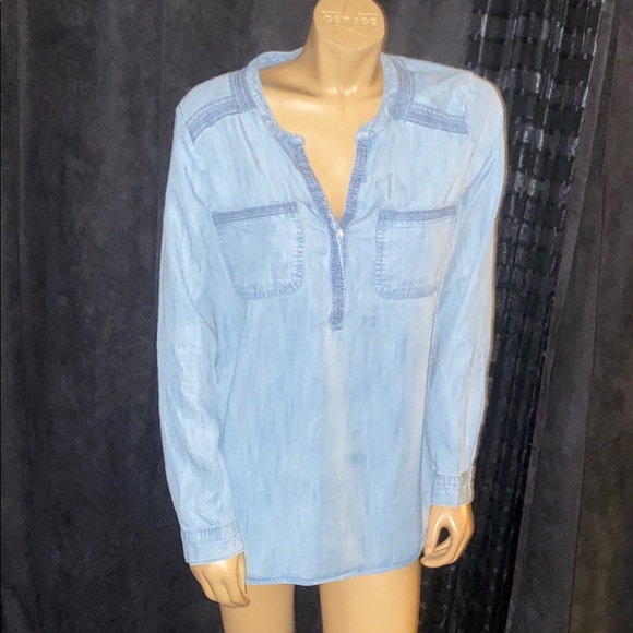 Eddie Bauer Tops - ‼️Eddie Bauer Stylish Jean Top